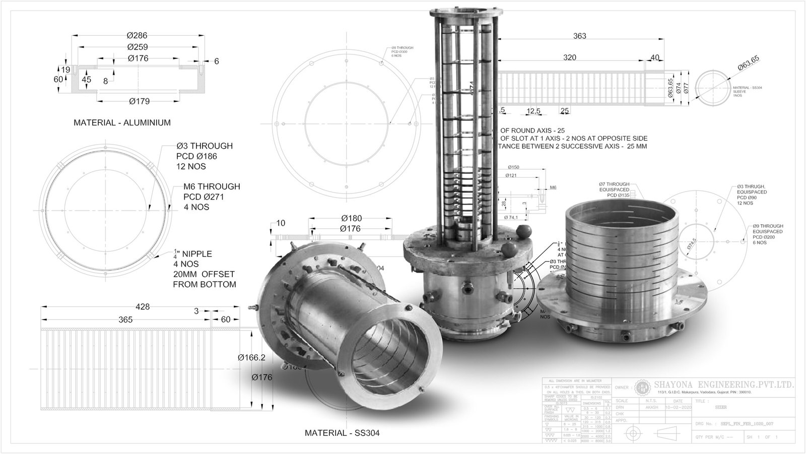 Claibration Sleeve & Sizer